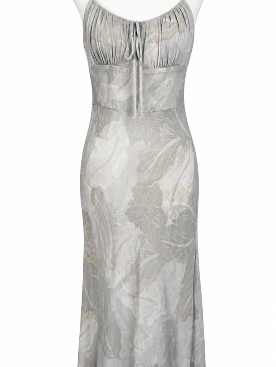 Wilfred for Aritzia Dresses & Skirts - ARITZIA Wilfred Bellow Midi Sleeveless Dress, Gray Floral, Women's Size 10